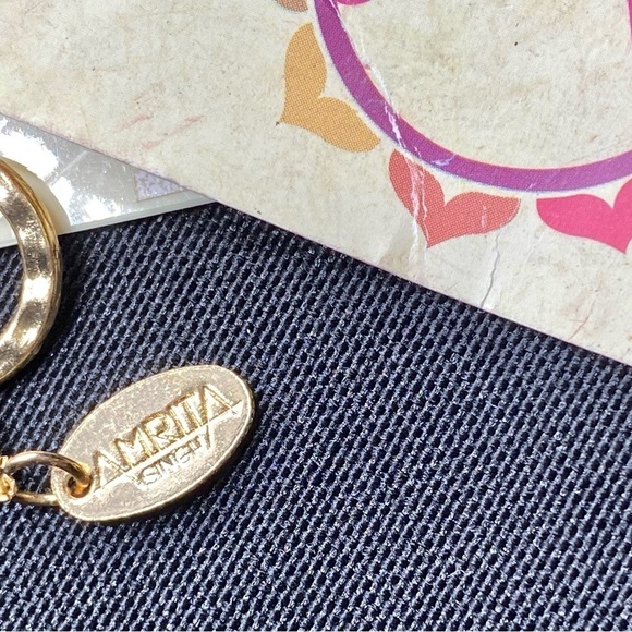 Amrita Singh Statement Multi-Strand Hot Pink Beads and Gold Tone Chain Necklace - Picture 13 of 15